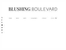 Tablet Screenshot of blushingboulevard.com